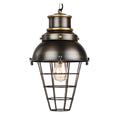 "Industrieel Hanglamp met Gaasbescherming en Vintage Design"